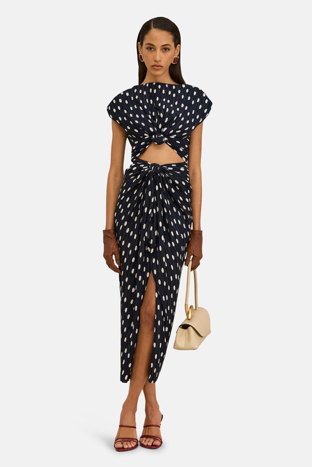 Aira Dress Small Dot Deep Lake