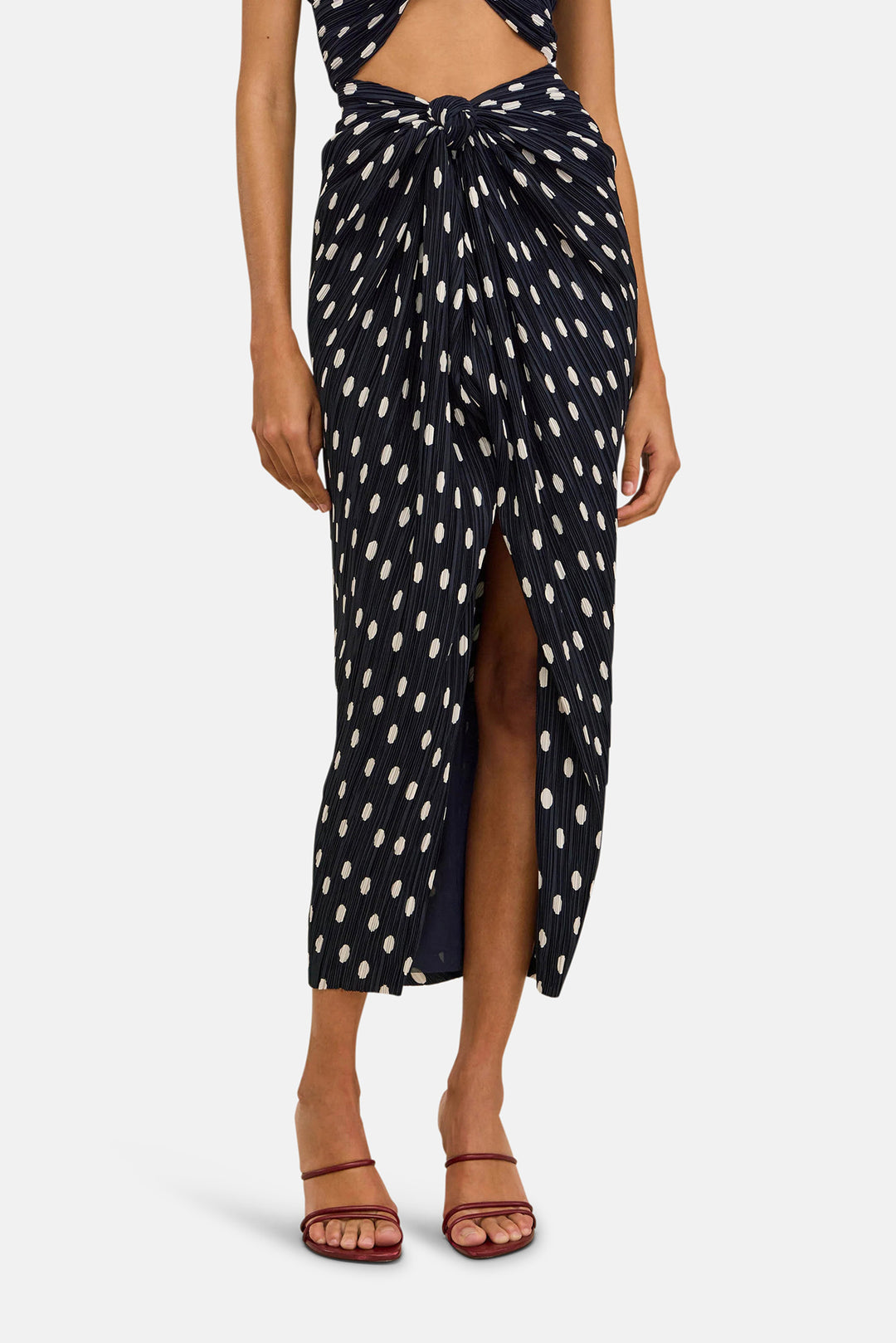 Aira Dress Small Dot Deep Lake