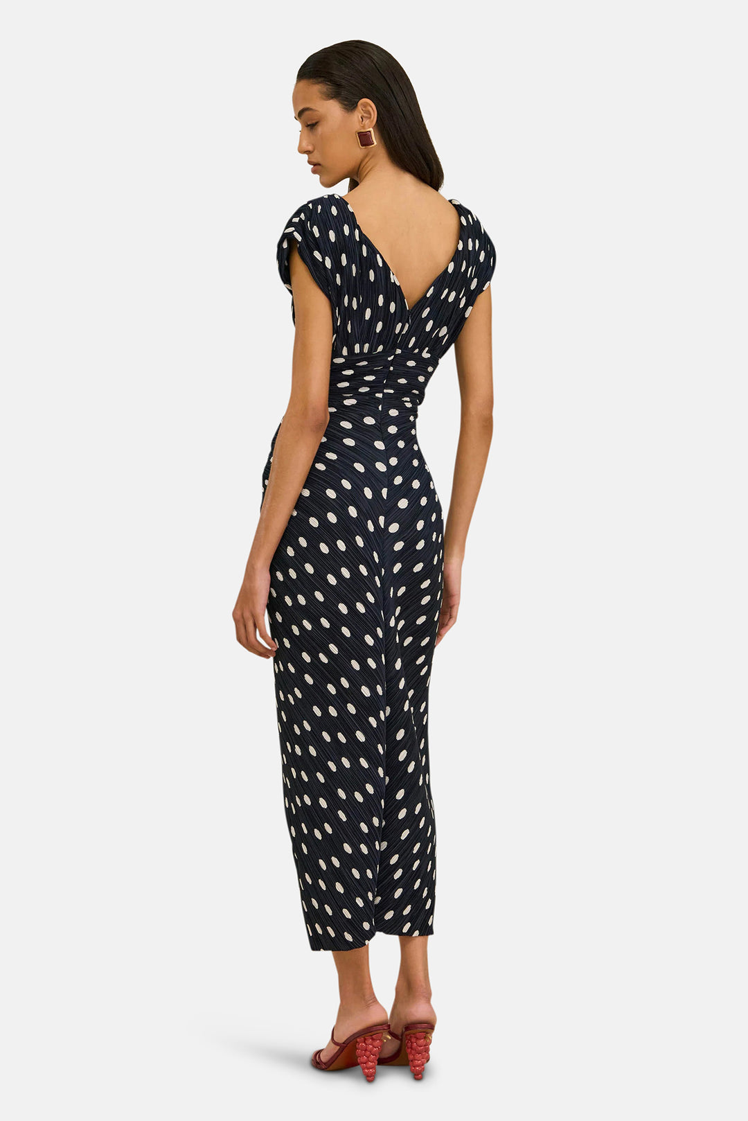 Aira Dress Small Dot Deep Lake