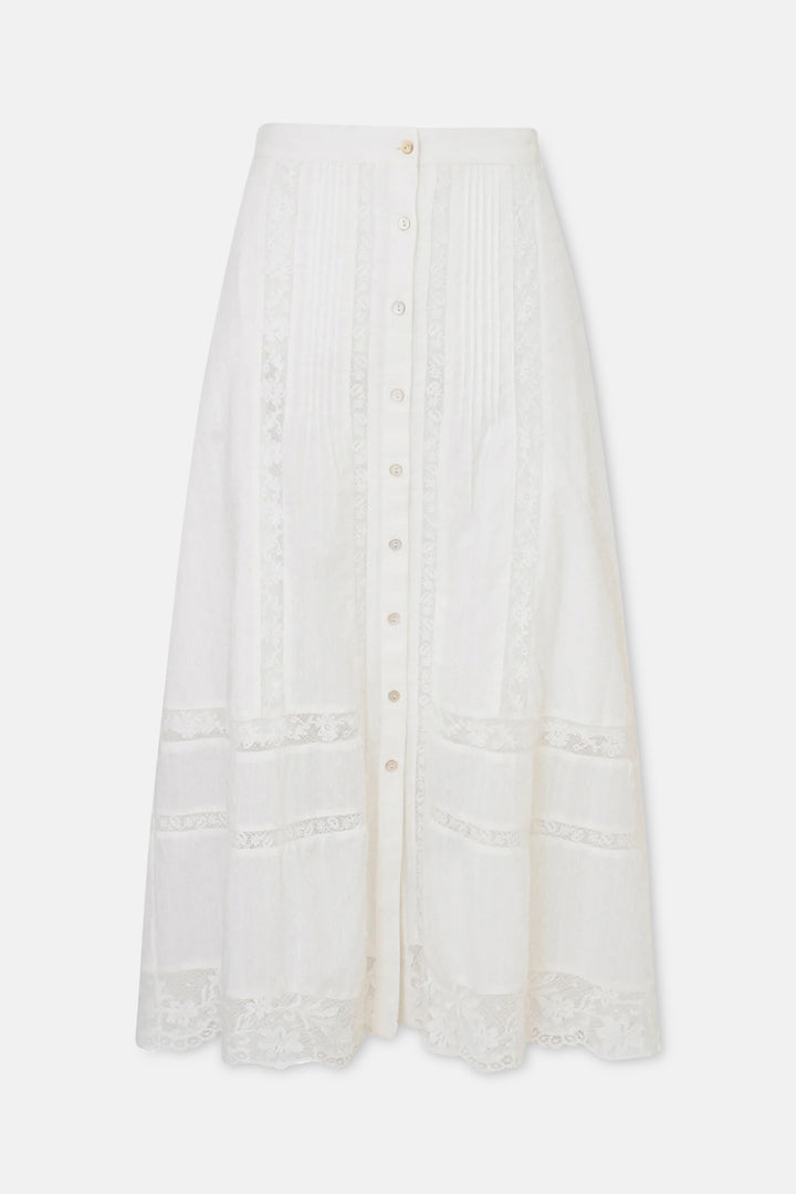 Allesia Skirt Optic White