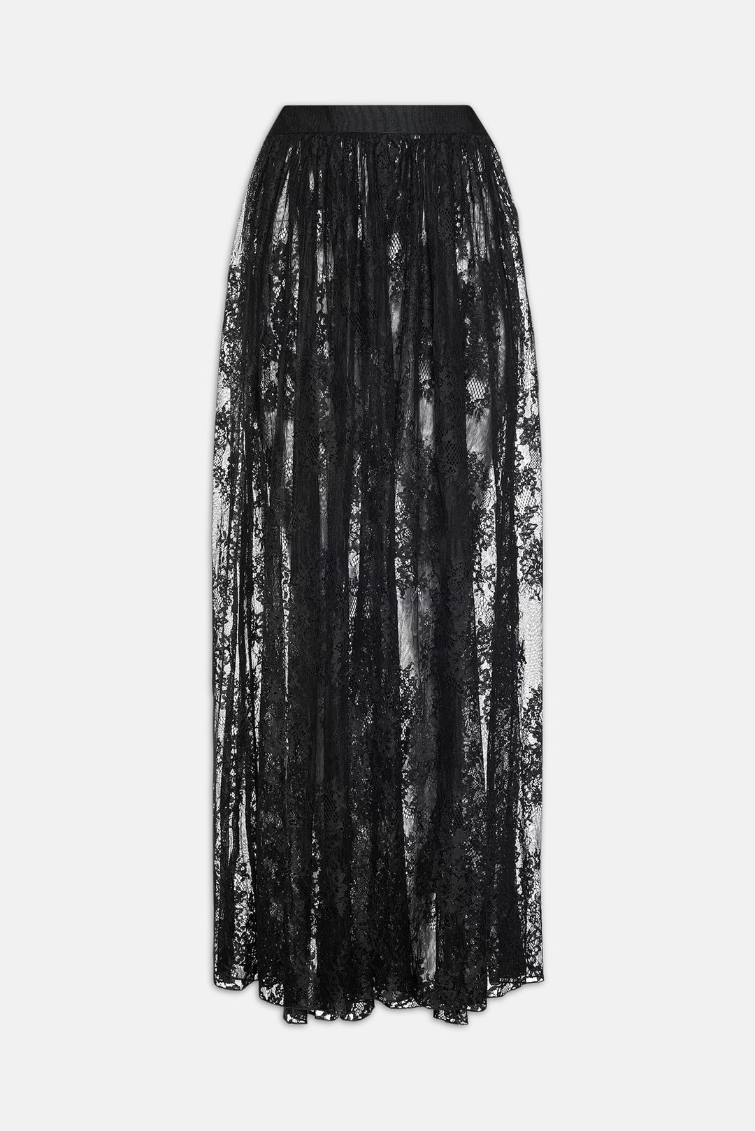 Alona Lace Maxi Skirt Black