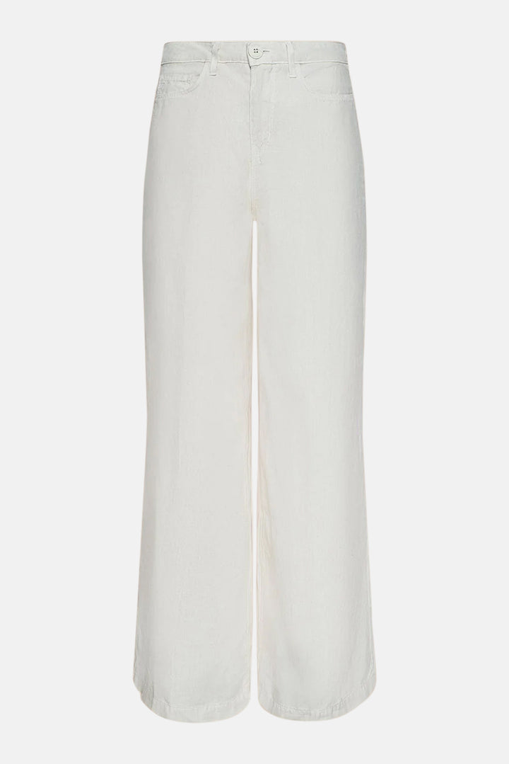 Amara Linen Wide-Leg Pant Vintage White