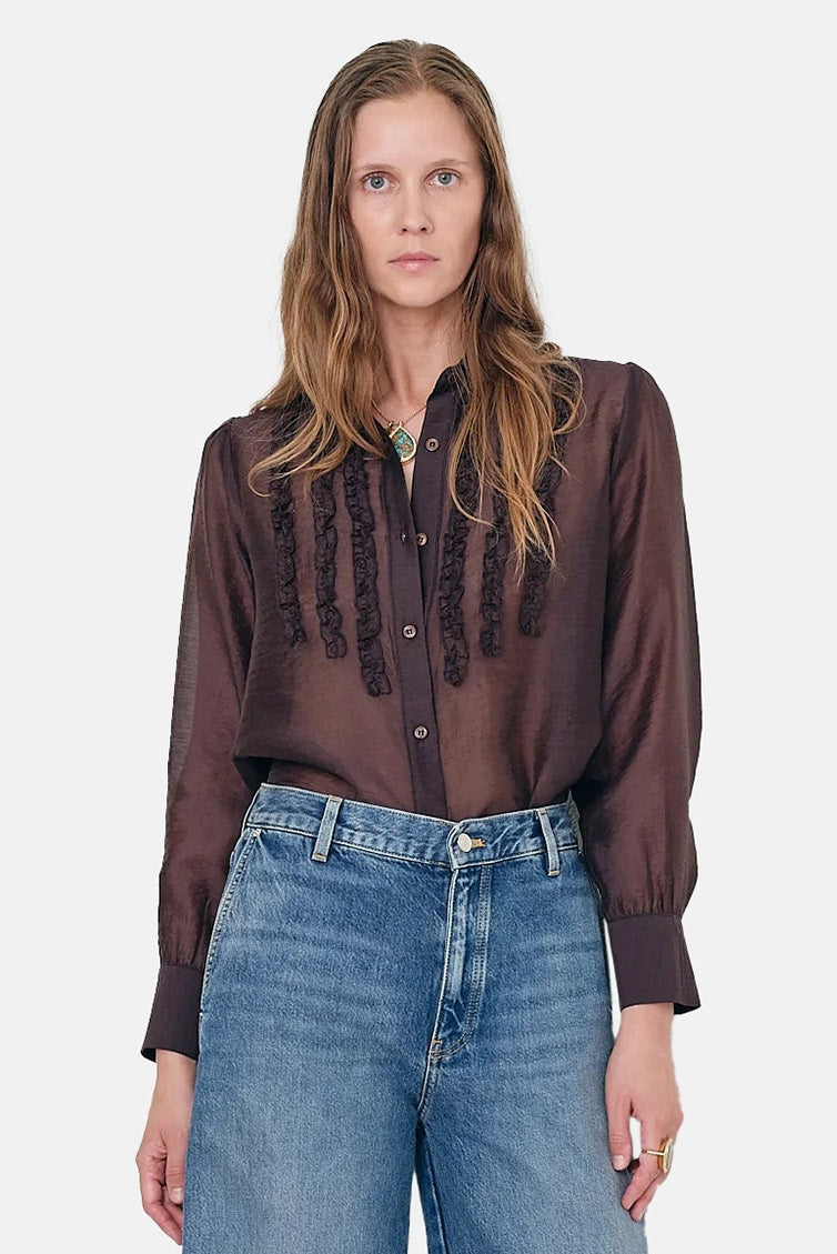 Amelia Shirt Chocolate
