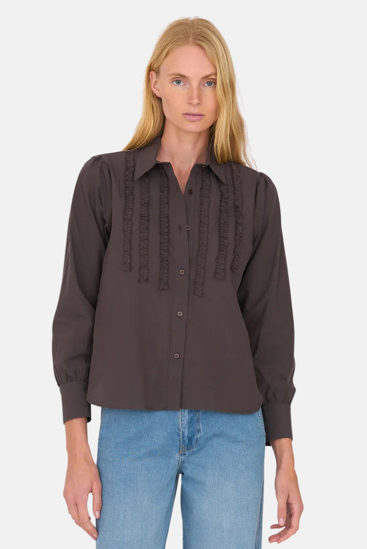 Amelia Shirt Chocolate