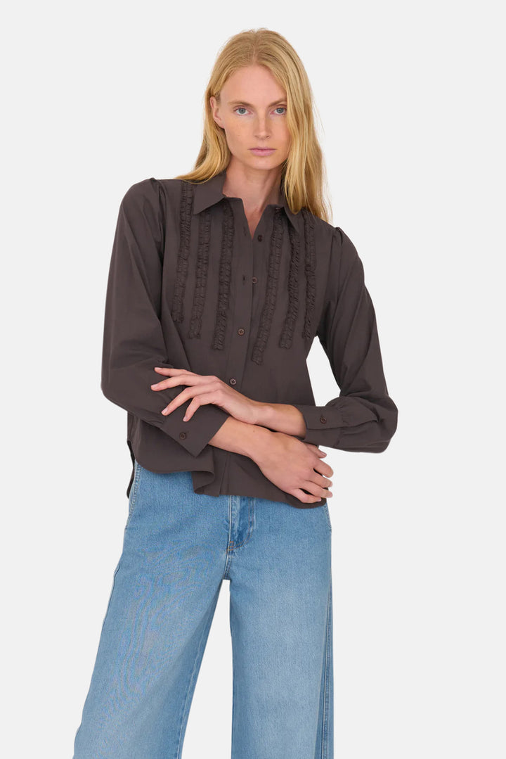 Amelia Shirt Chocolate