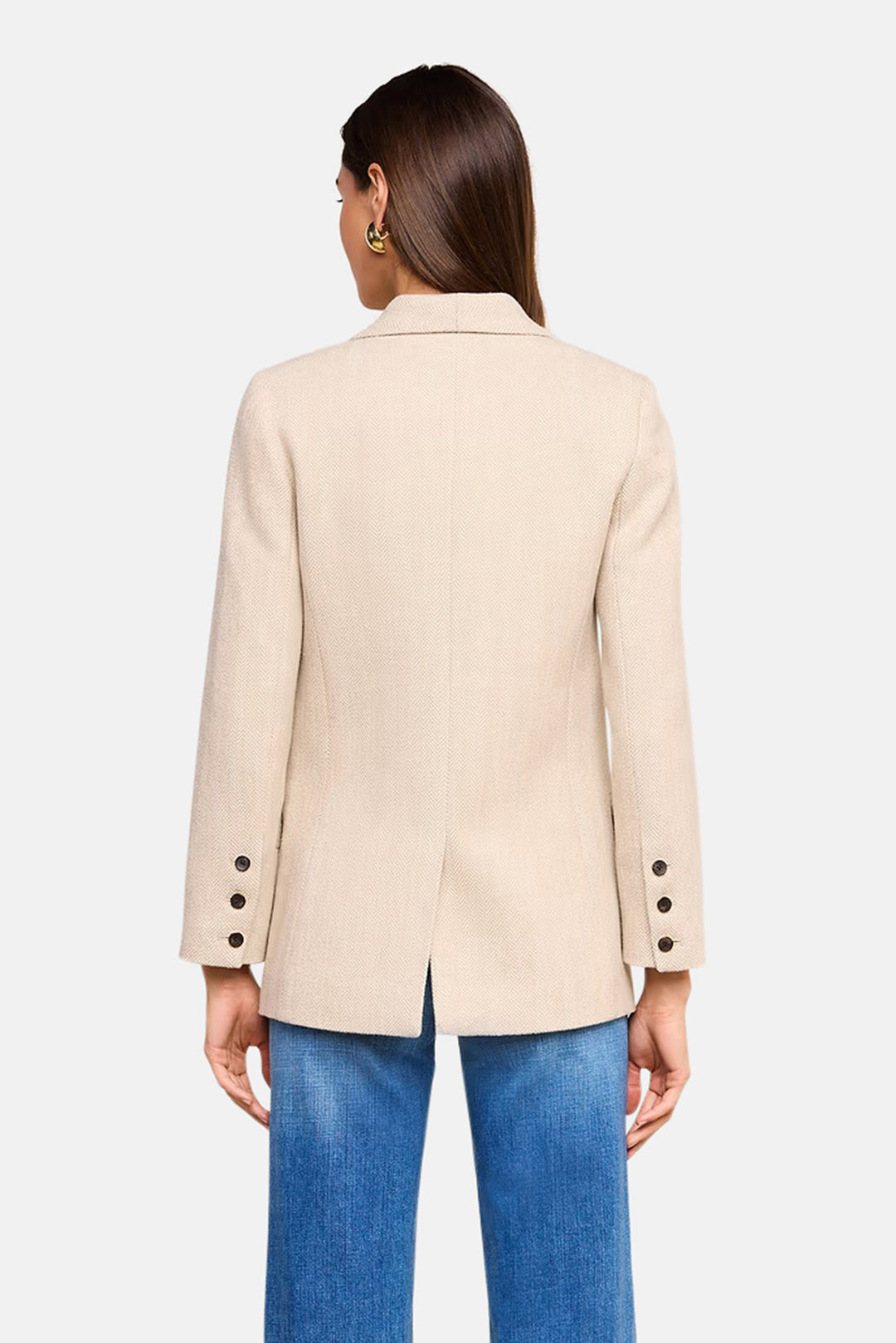 Amelie Blazer Cappuccino/Ivory Tweed