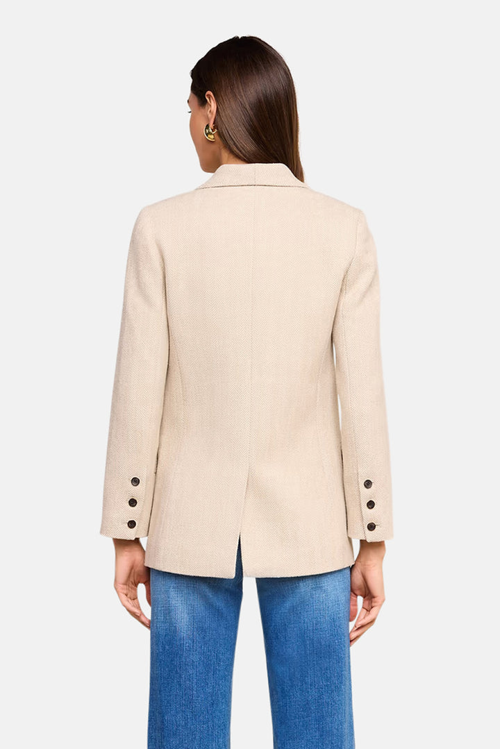 Amelie Blazer Cappuccino/Ivory Tweed