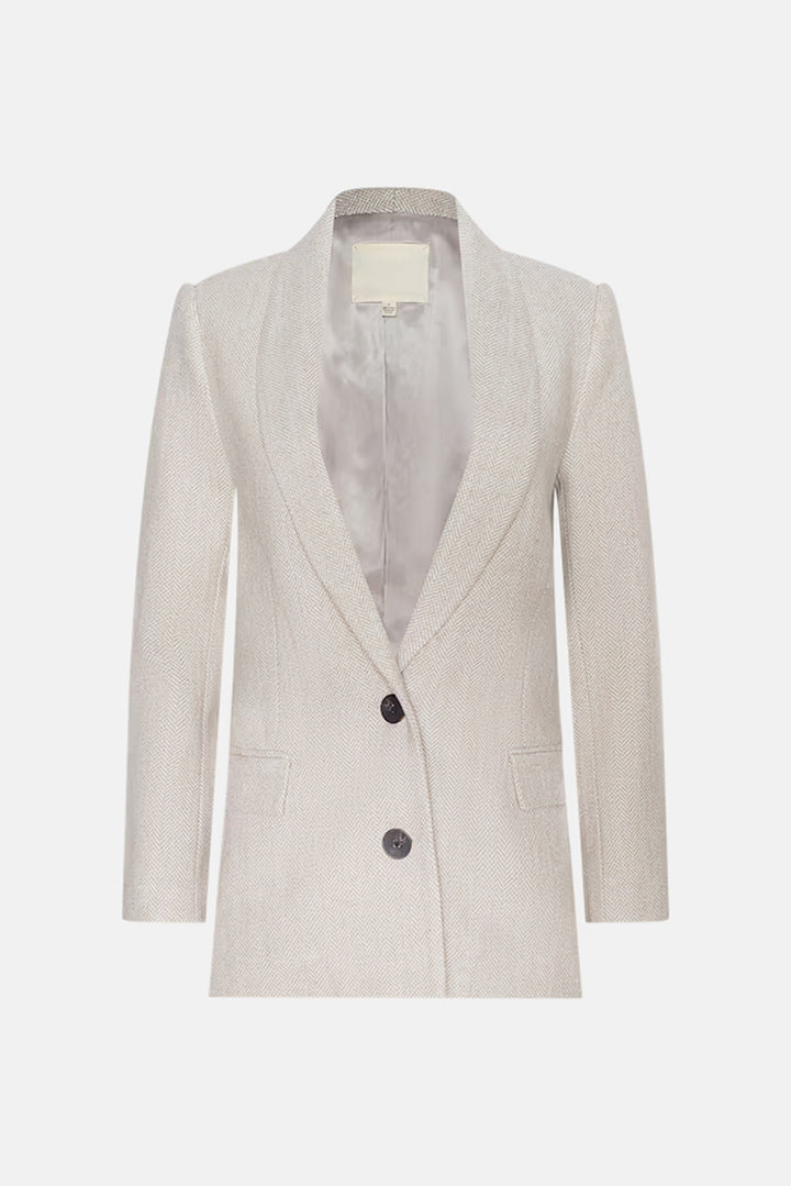 Amelie Blazer Cappuccino/Ivory Tweed
