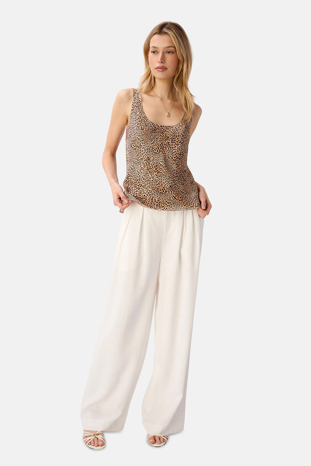 Andressa Silk Camisole Leo