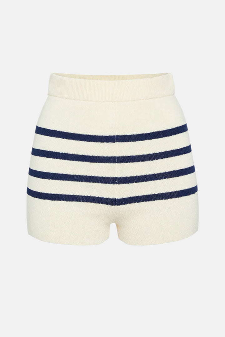 Andrie Knit Short Eggshell/Navy