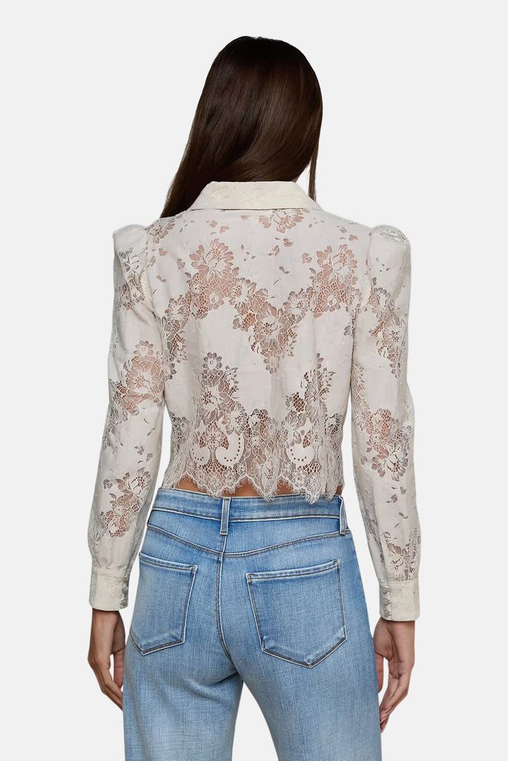 Anita Lace Blouse Champagne