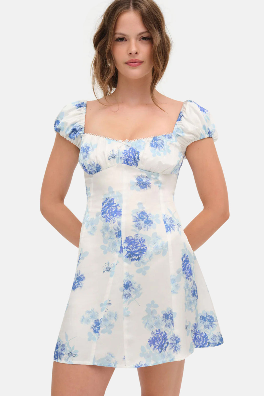 Antonia Mini Dress Blue Antonia Mini Dress Blue