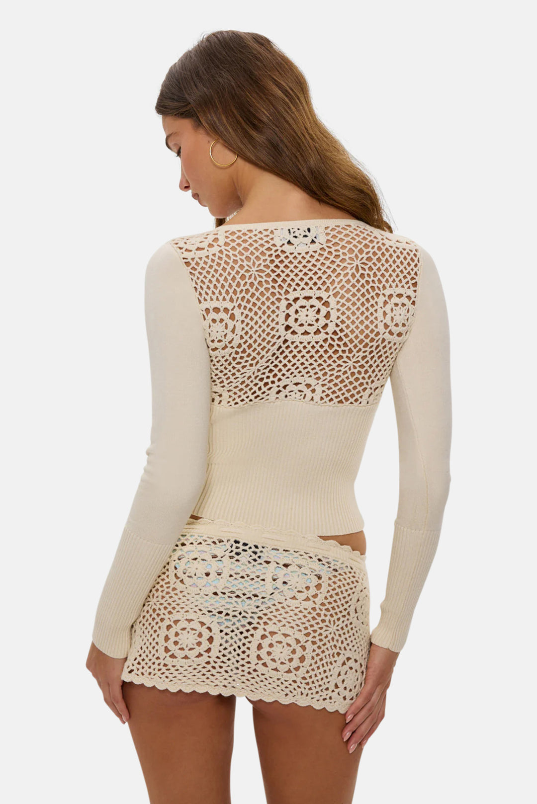 Arlo Crochet Mini Skirt Bunny