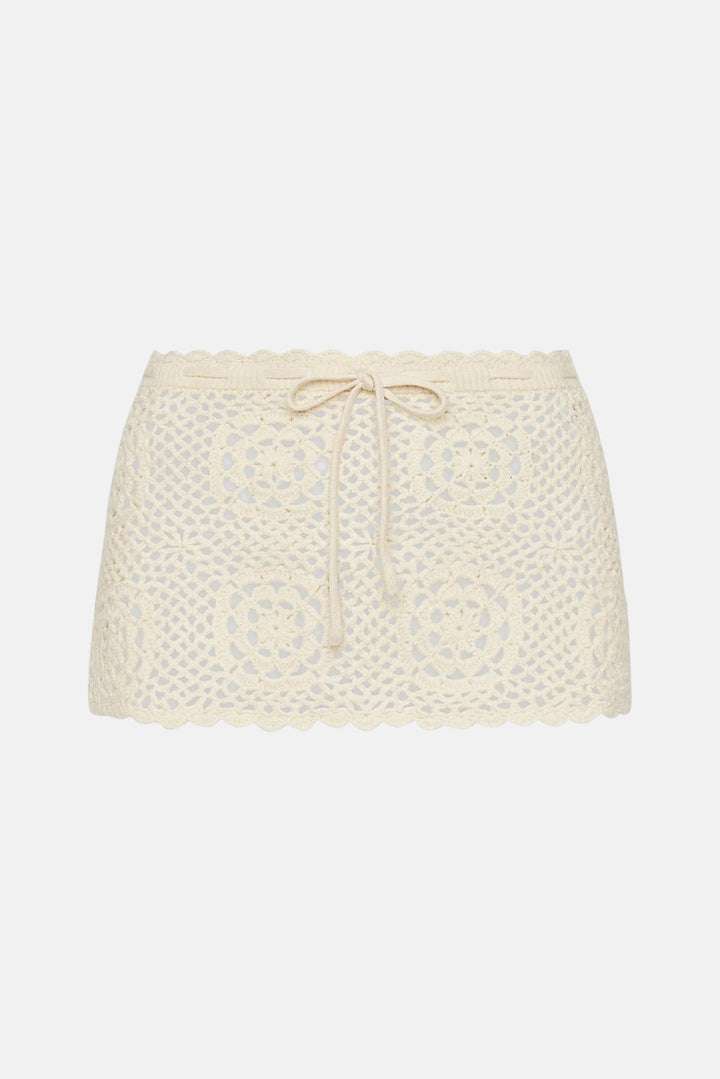 Arlo Crochet Mini Skirt Bunny