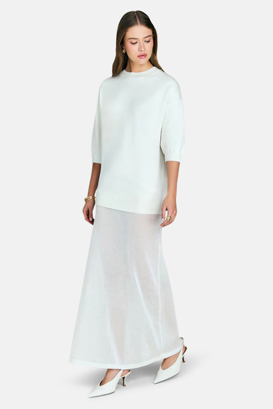 Arwen Maxi Dress Eggshell
