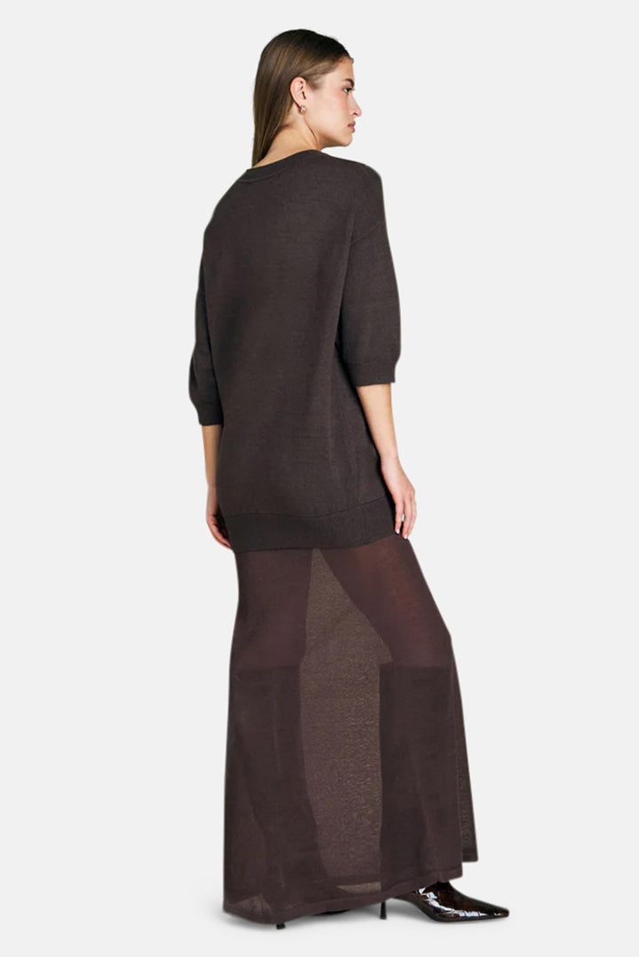 Arwen Maxi Dress Slate Brown