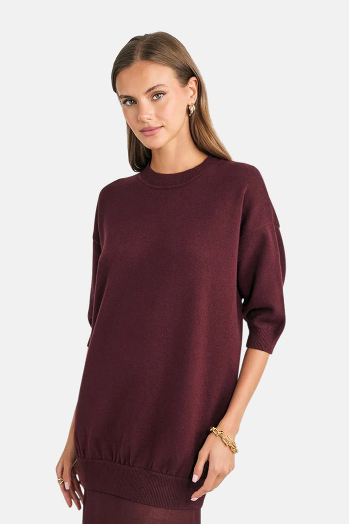 Arwen Maxi Dress in Bordeaux