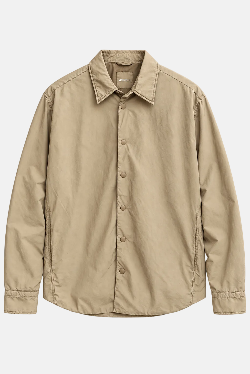 Cassel Padded Overshirt Beige