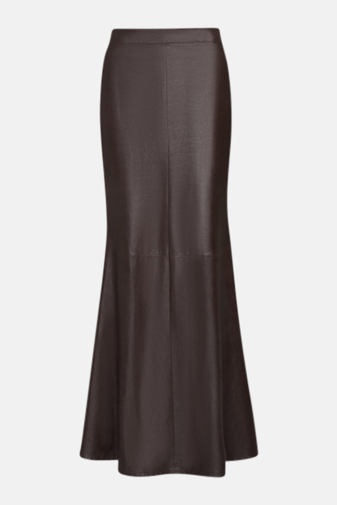 At Last Leather Skirt in Delicioso