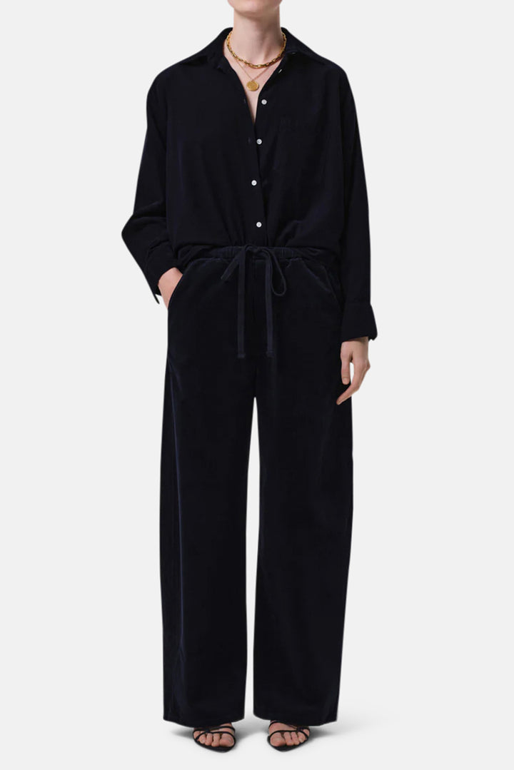 Aurora Pull On Baby Corduroy In True Navy