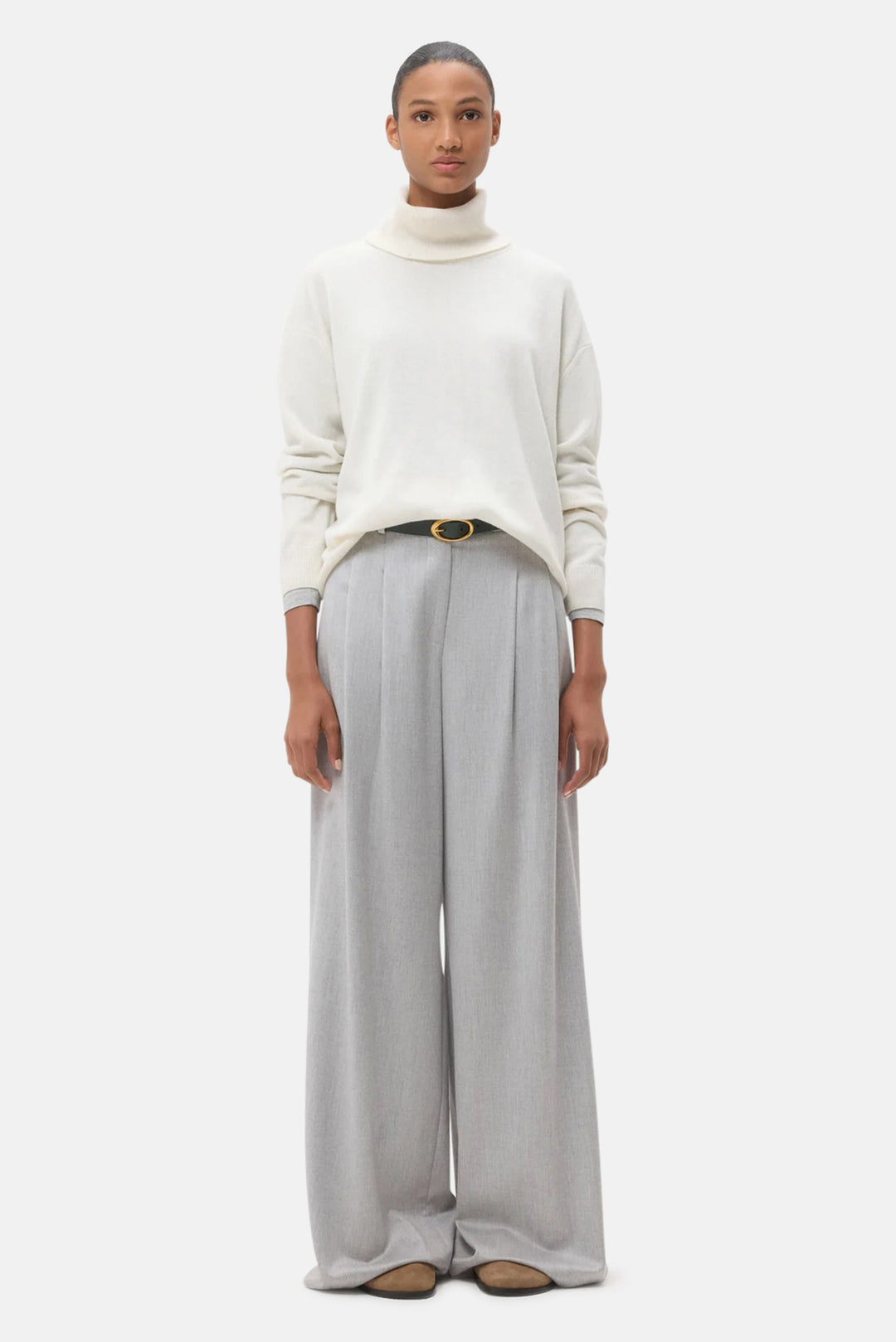 Avery Pant Light Heather Grey