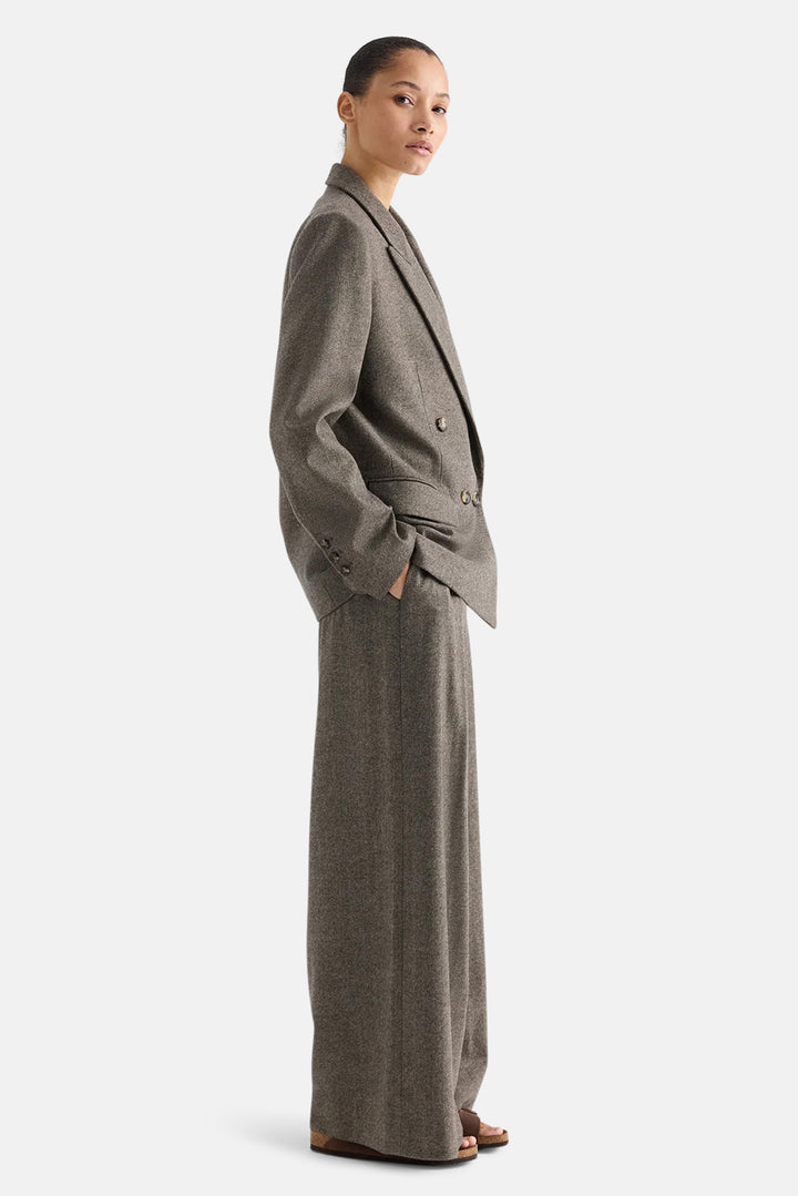 Avery Pant in Wool Cashmere Tea Multi