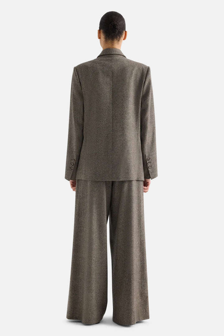 Avery Pant in Wool Cashmere Tea Multi