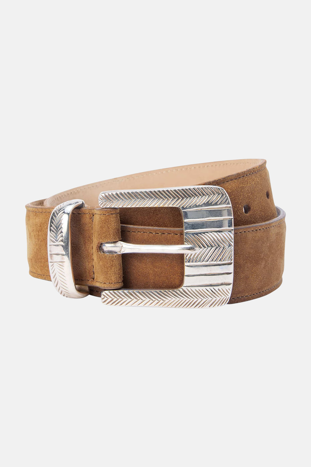 Aya Suede Belt Cognac