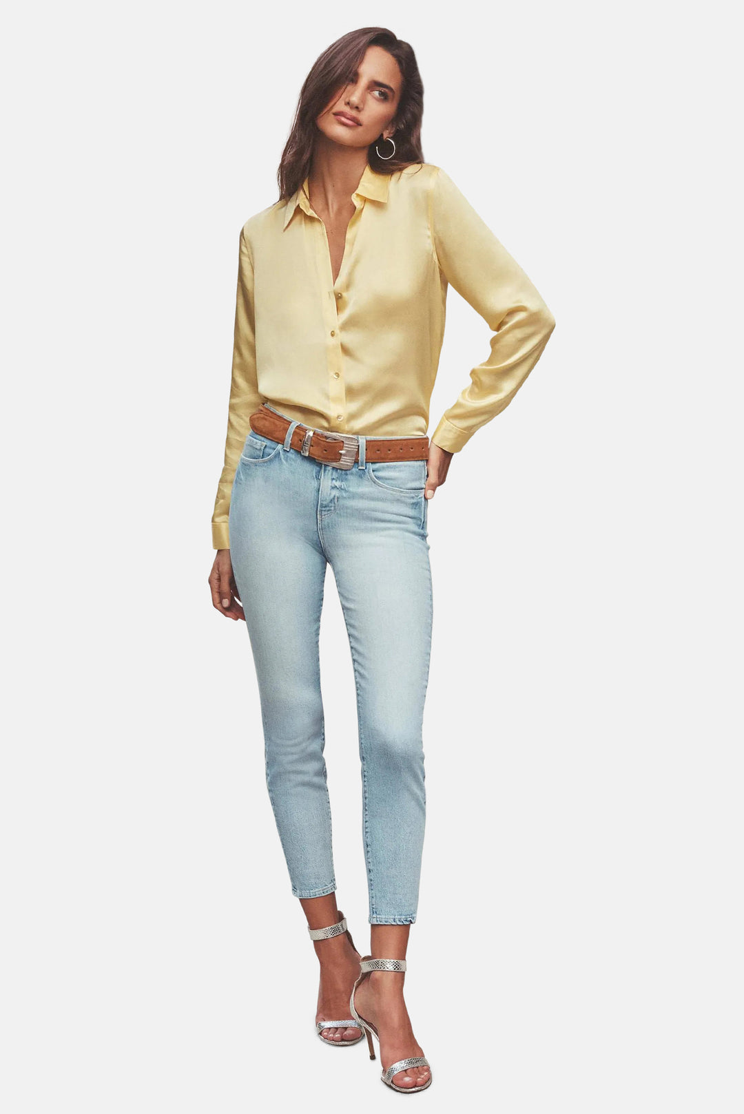 Aya Suede Belt Cognac