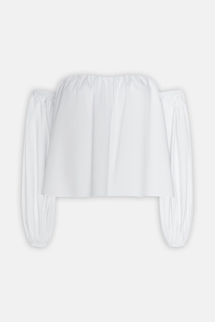 Sarai Off-the-Shoulder Top White