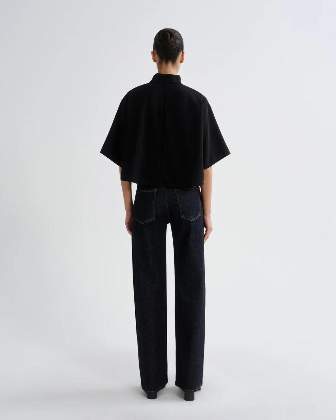 Harper Straight Jean (Comfort Stretch) in Rinse