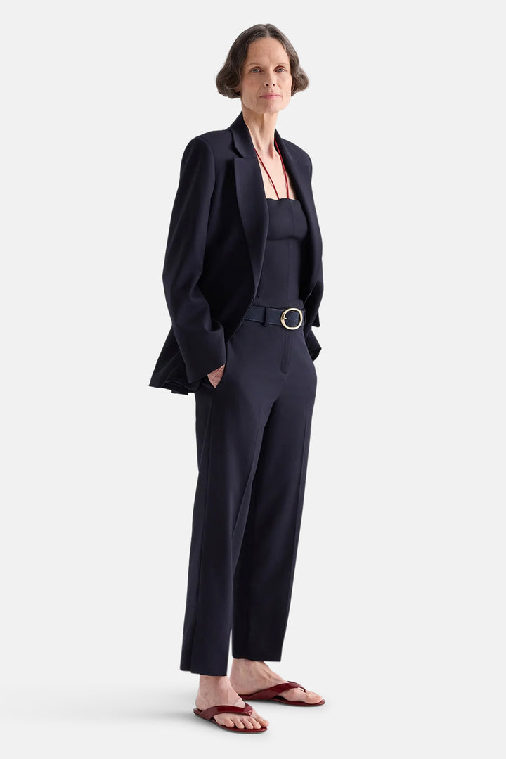 Roberts Pant In Italian Wool Midnight