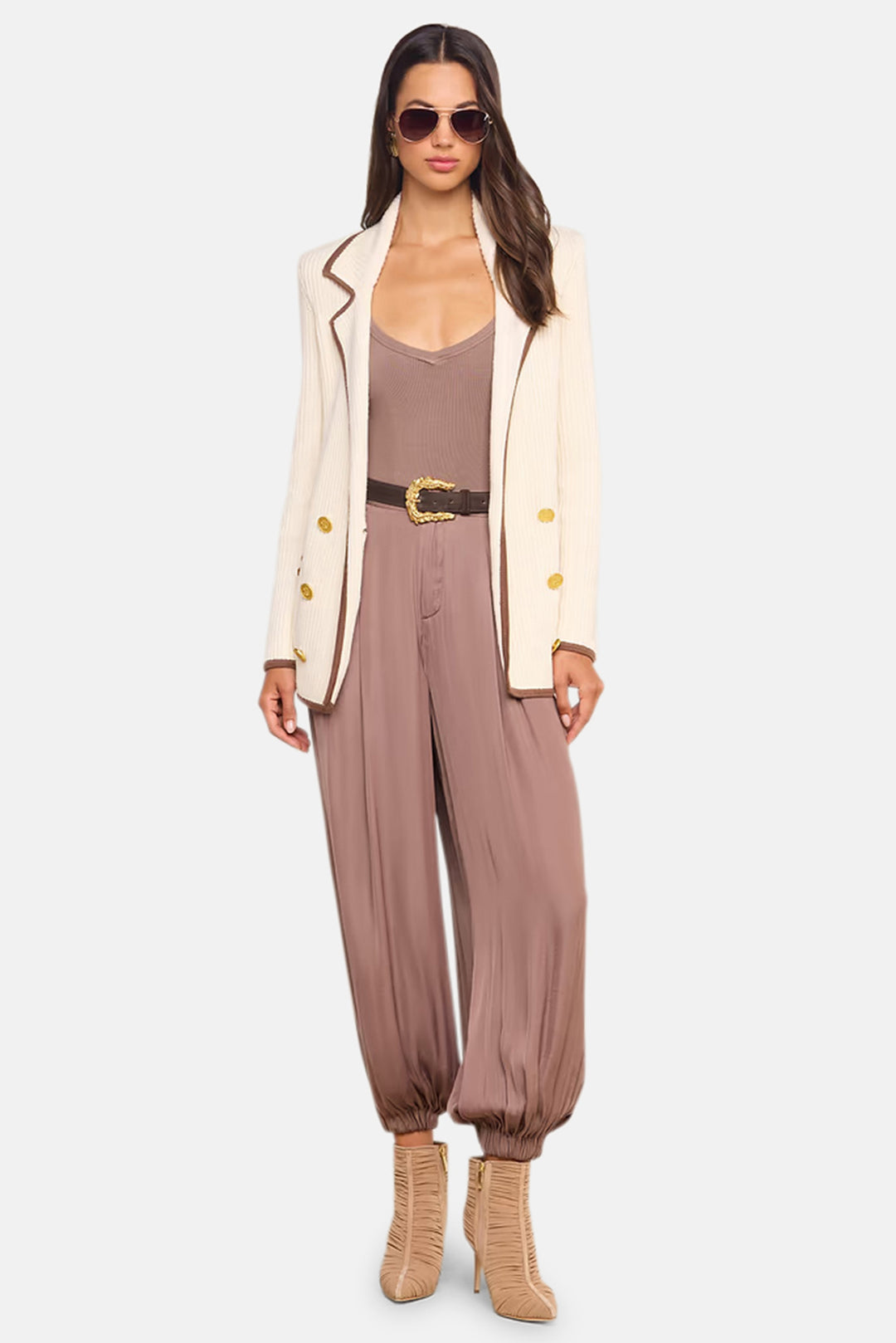 Wrenna Racerback Bodysuit Cardamom