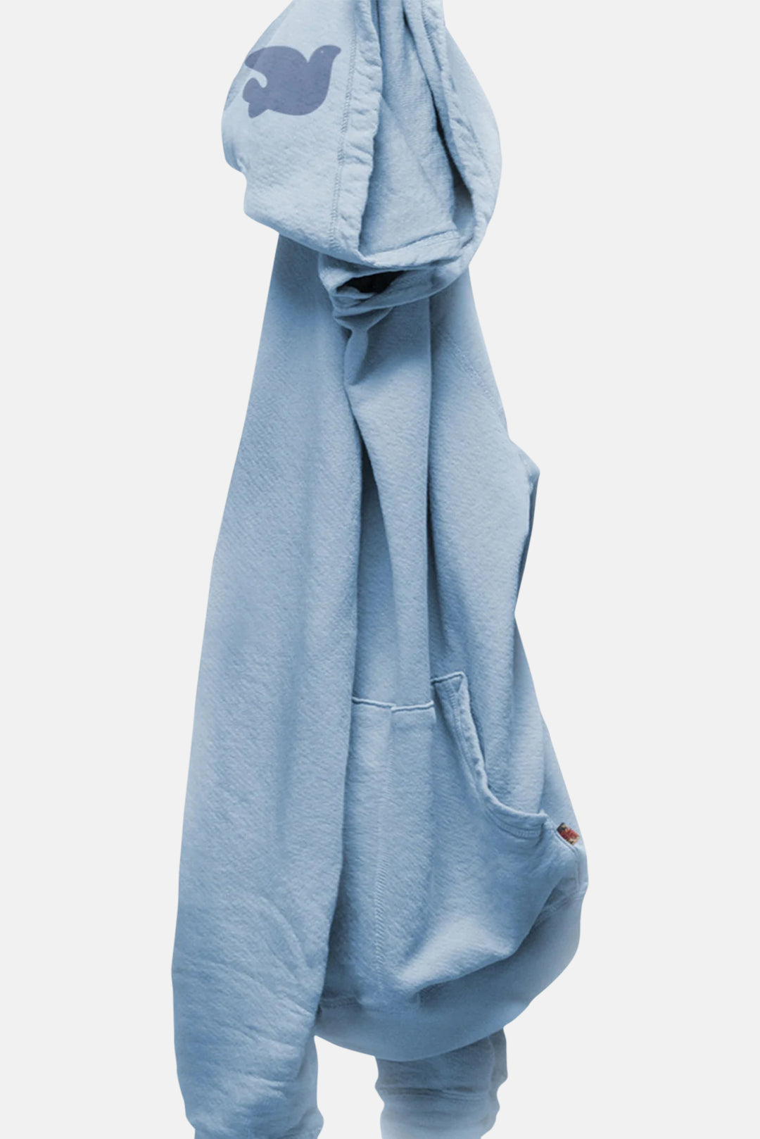 BASICGOODNESS Light Terry/Fluff Hoodie - Blue Milk