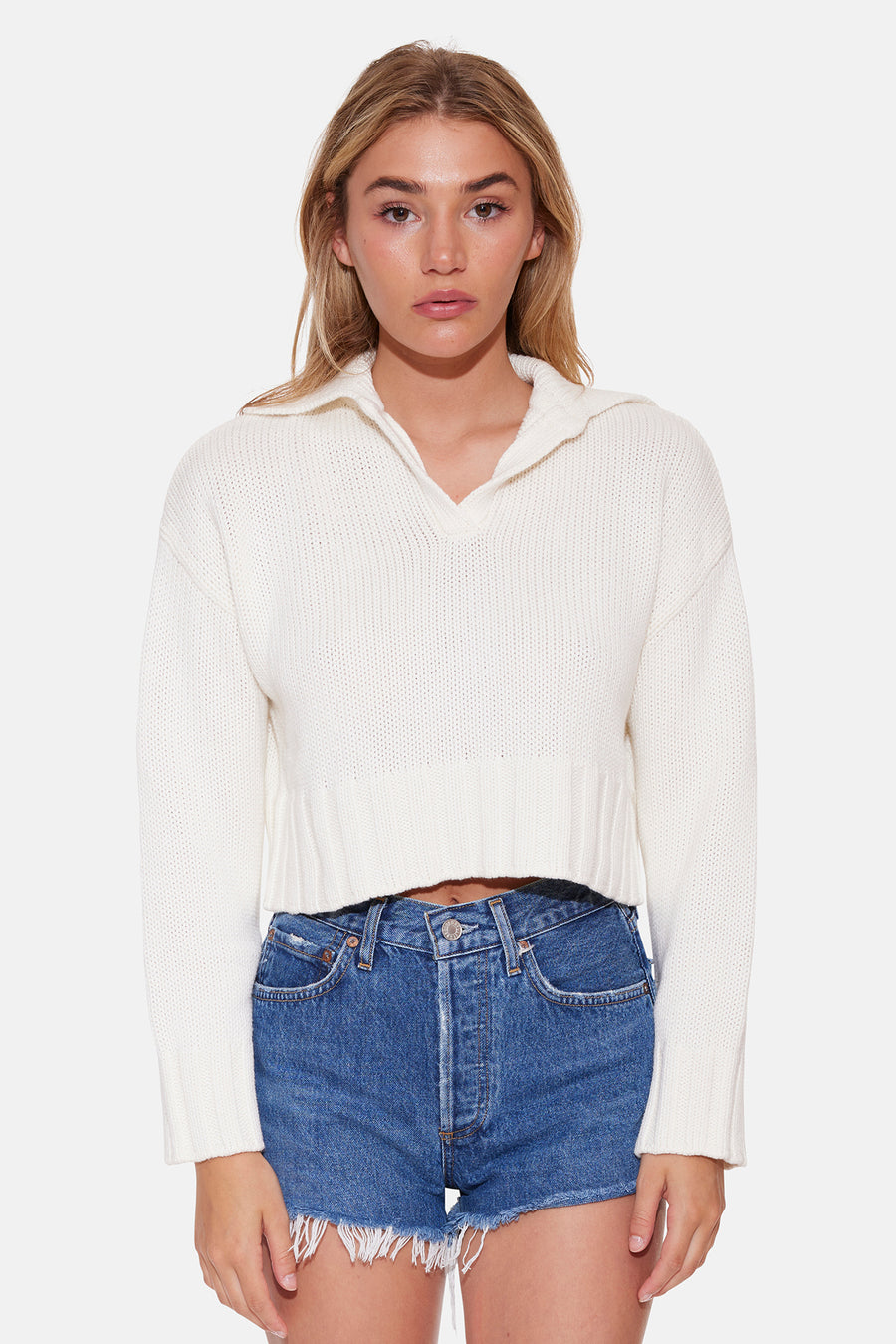 Leia Sweater White