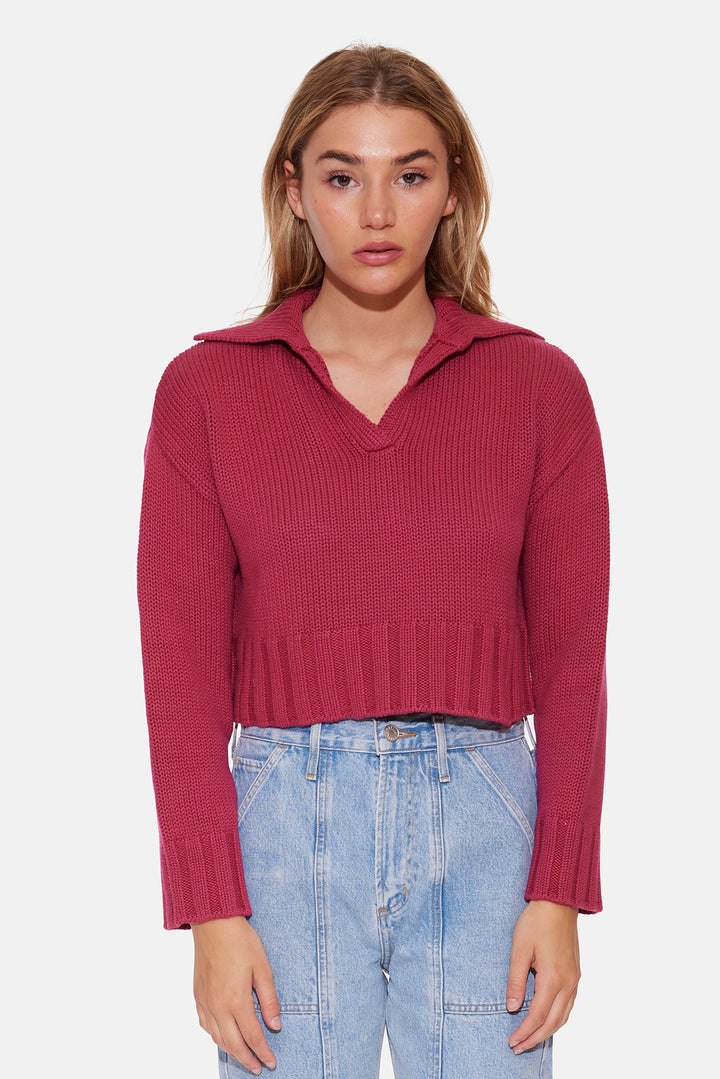 Leia Sweater Berry Sorbet