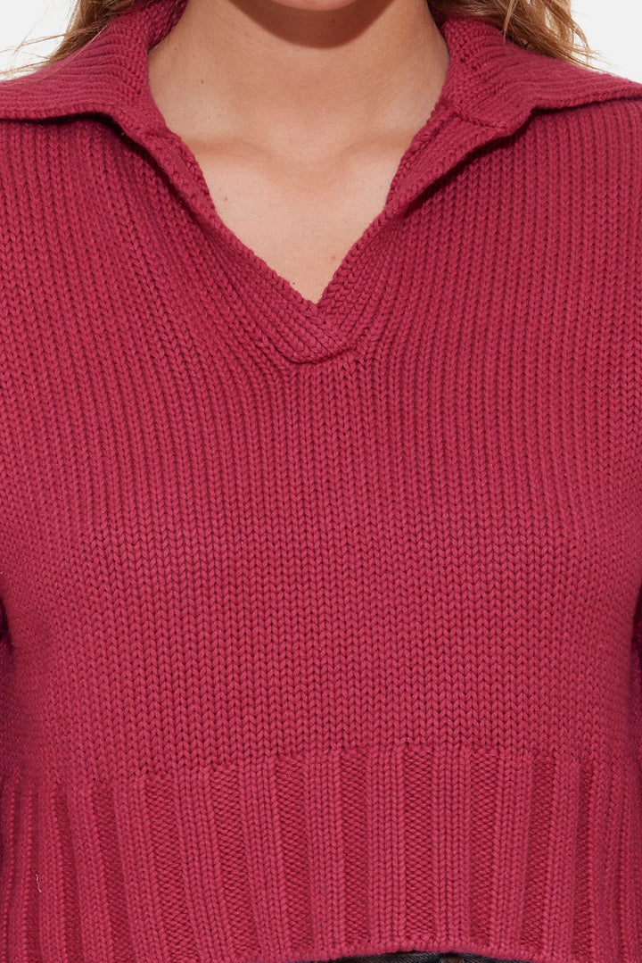 Leia Sweater Berry Sorbet