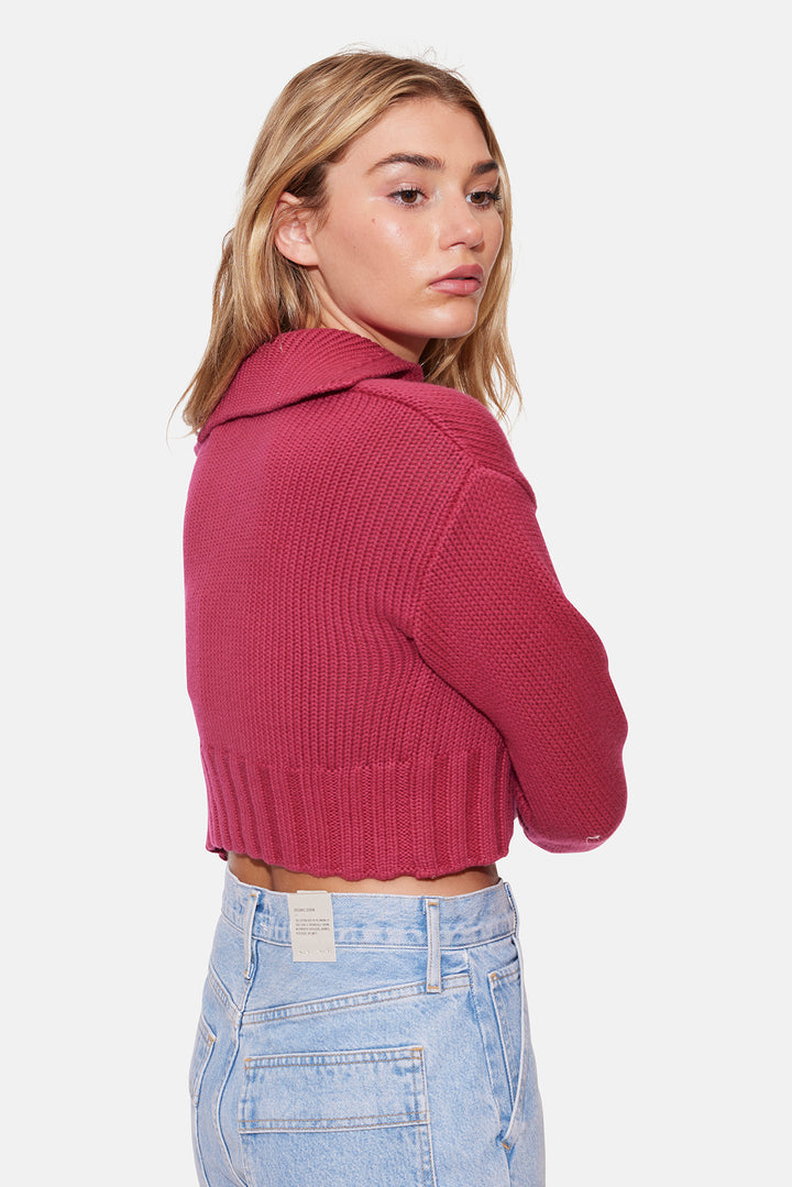 Leia Sweater Berry Sorbet