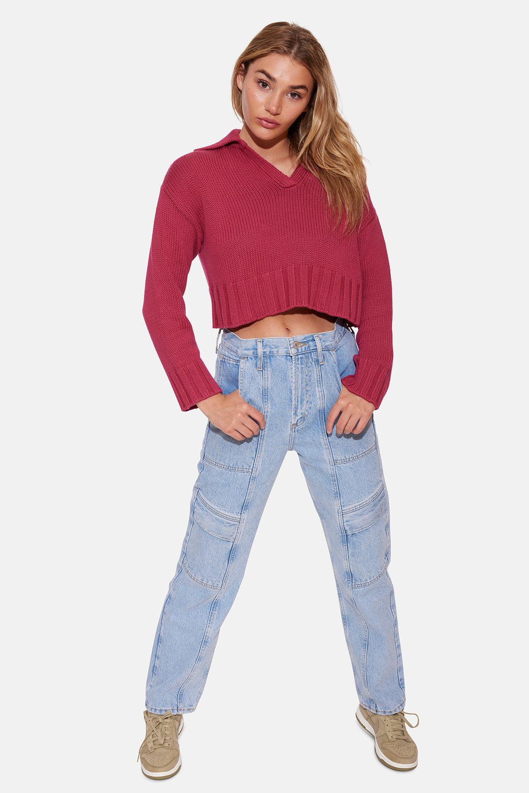 Leia Sweater Berry Sorbet