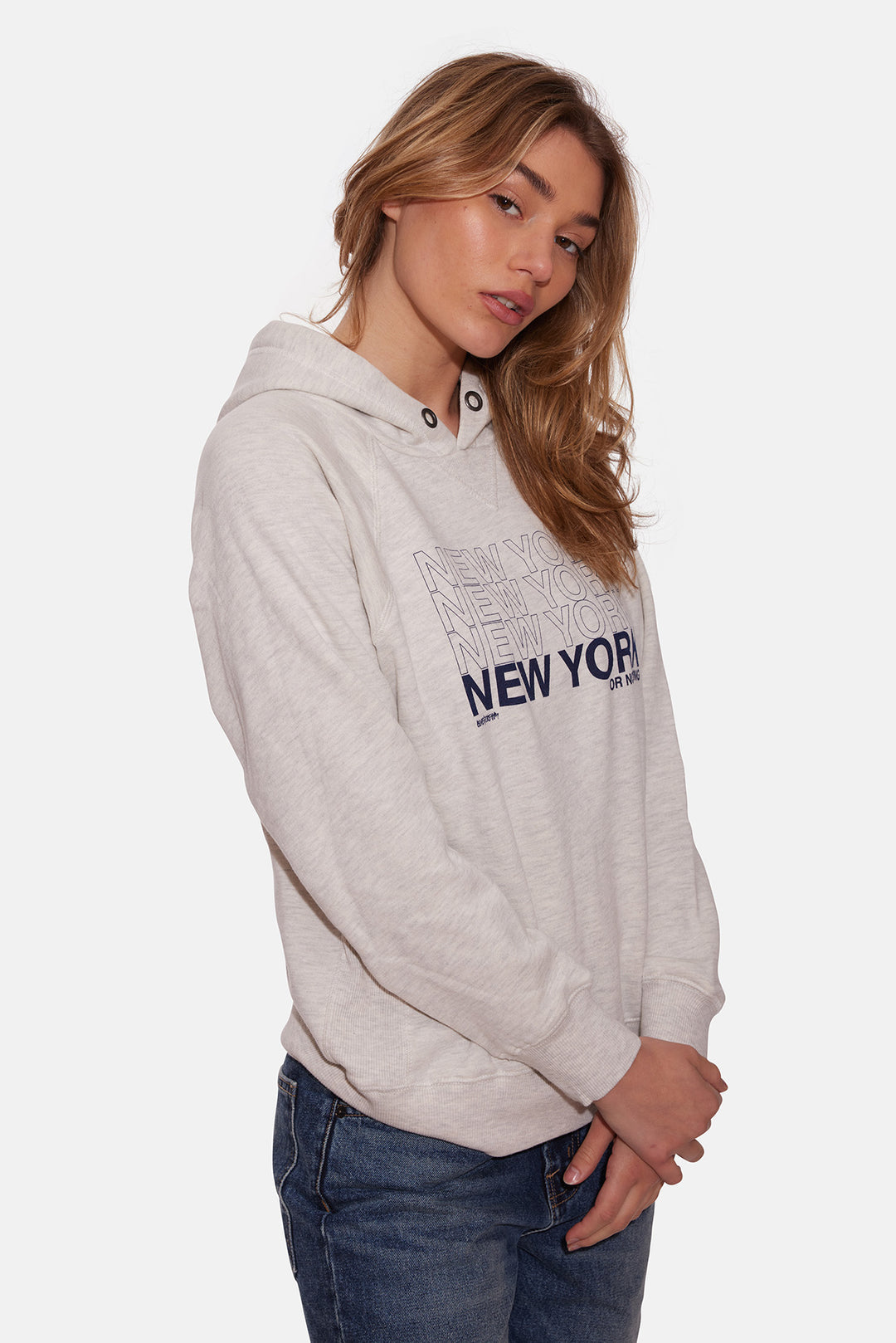 Kids New York or Nothing Hoodie Oatmeal