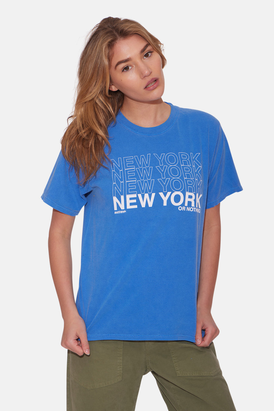 Women's NEW YORK or NOTHING Tee Royal