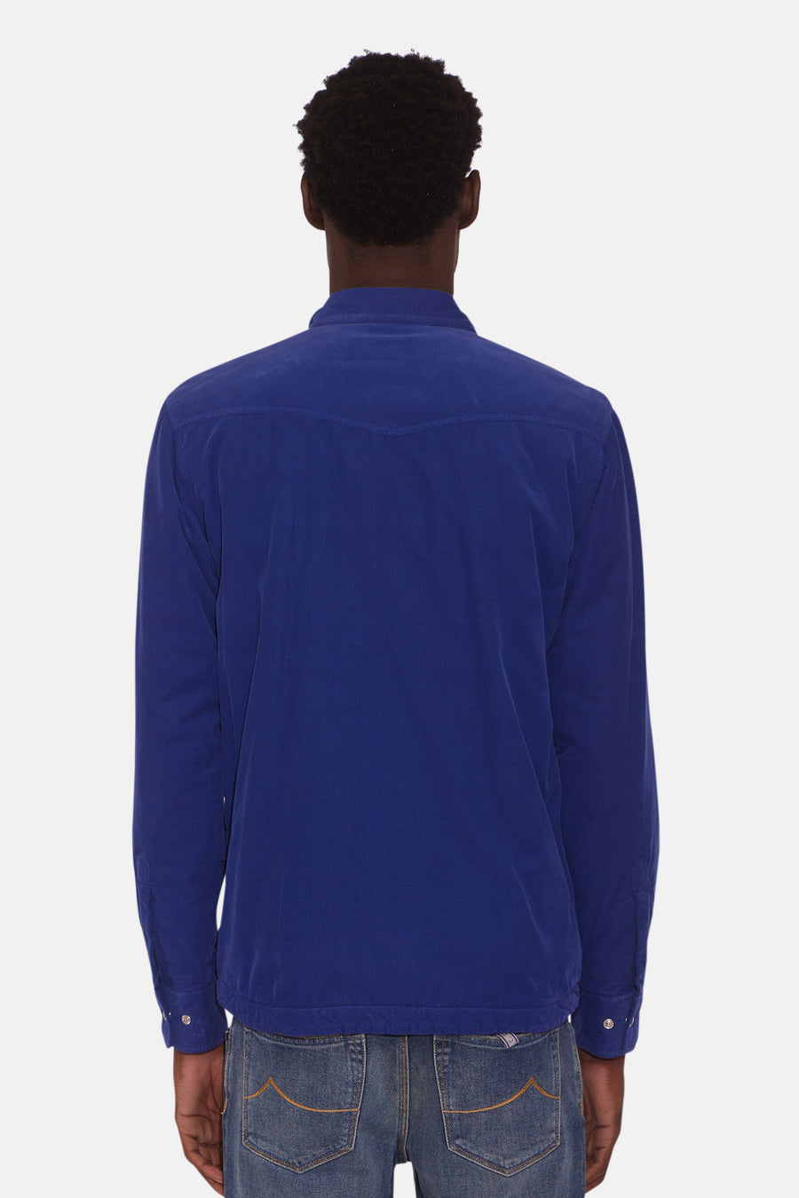 Camicia Western Shirt Ultramarine Blue