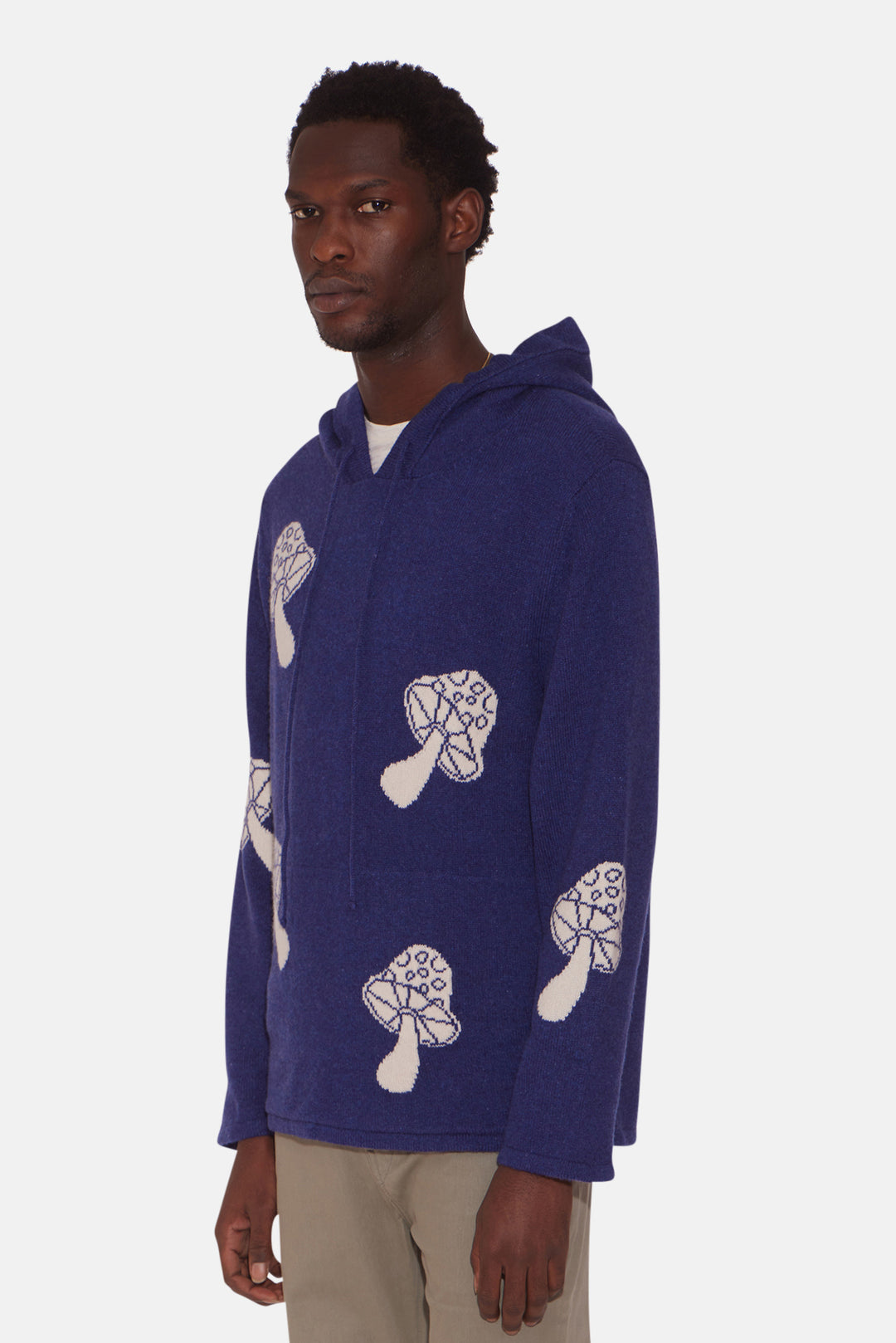 Mushroom Hoodie Blue