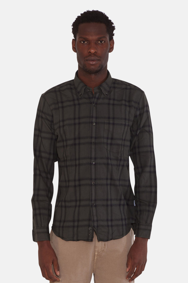 Robert Plaid Flannel Shirt Green