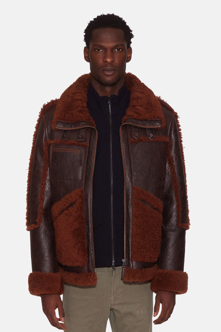 Yves Salomon Muscade Crackeled Coat