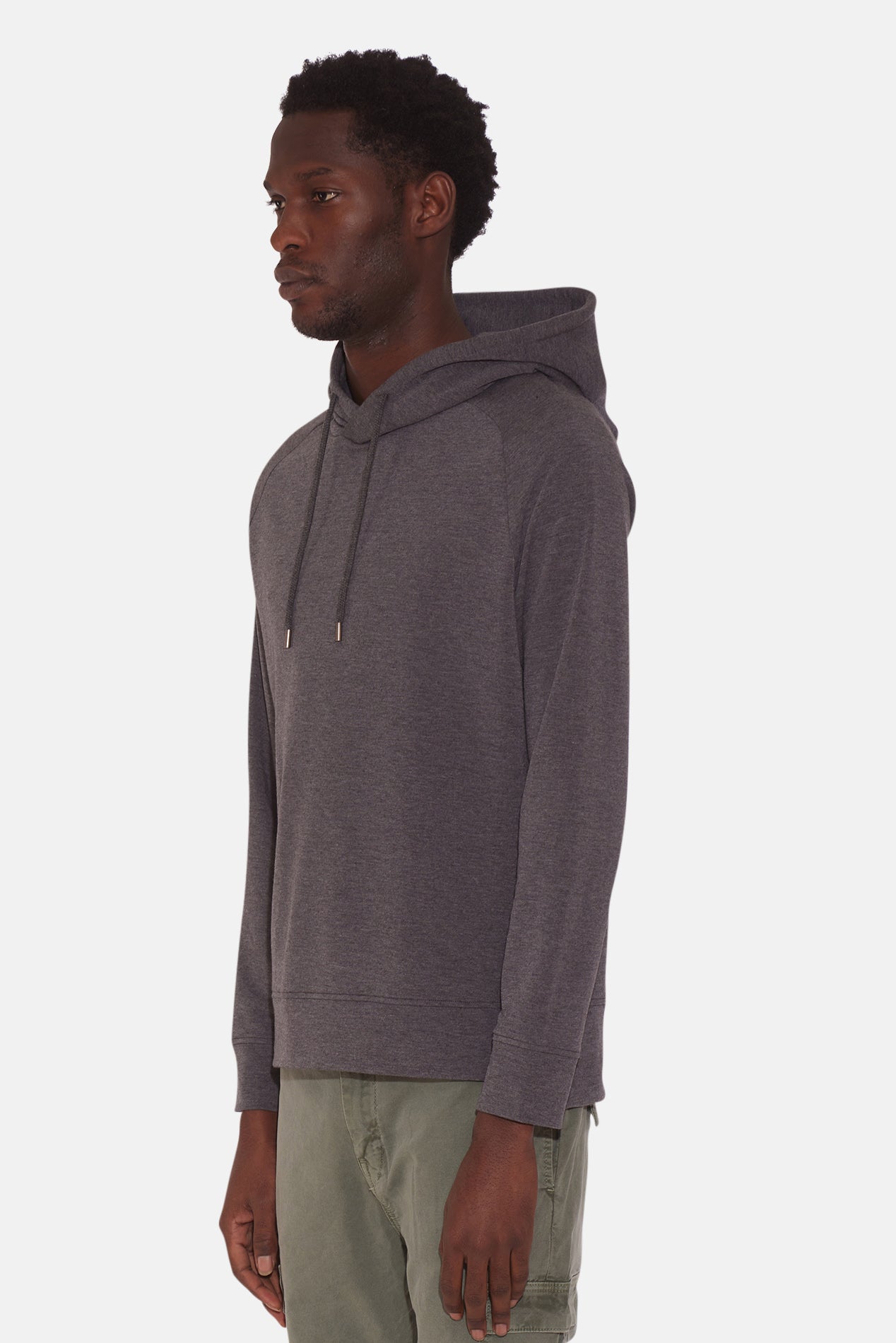 Mason Pullover Hoodie Dark Heather Grey blueandcream