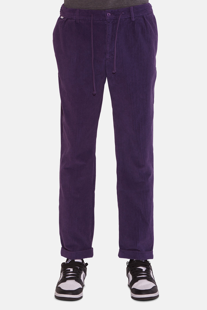 Corduroy Oyster Trousers Purple