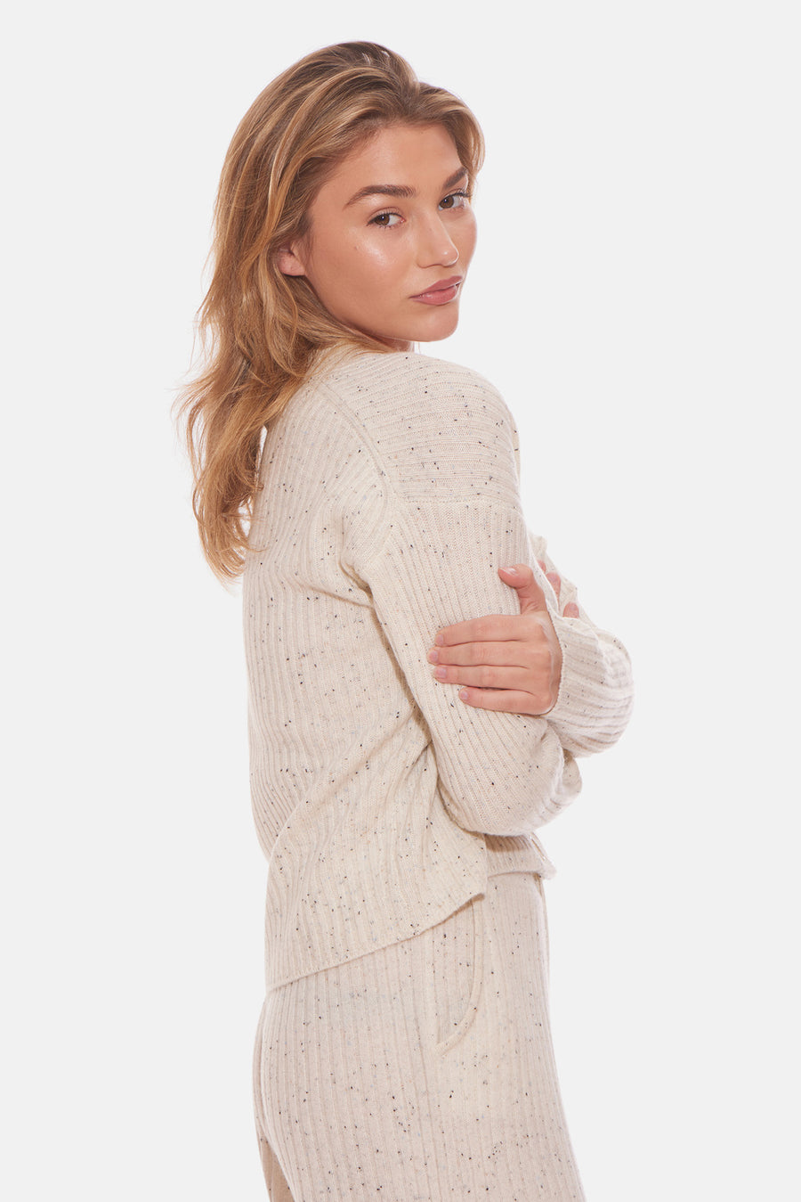 Chase Crop Sweater Aspen