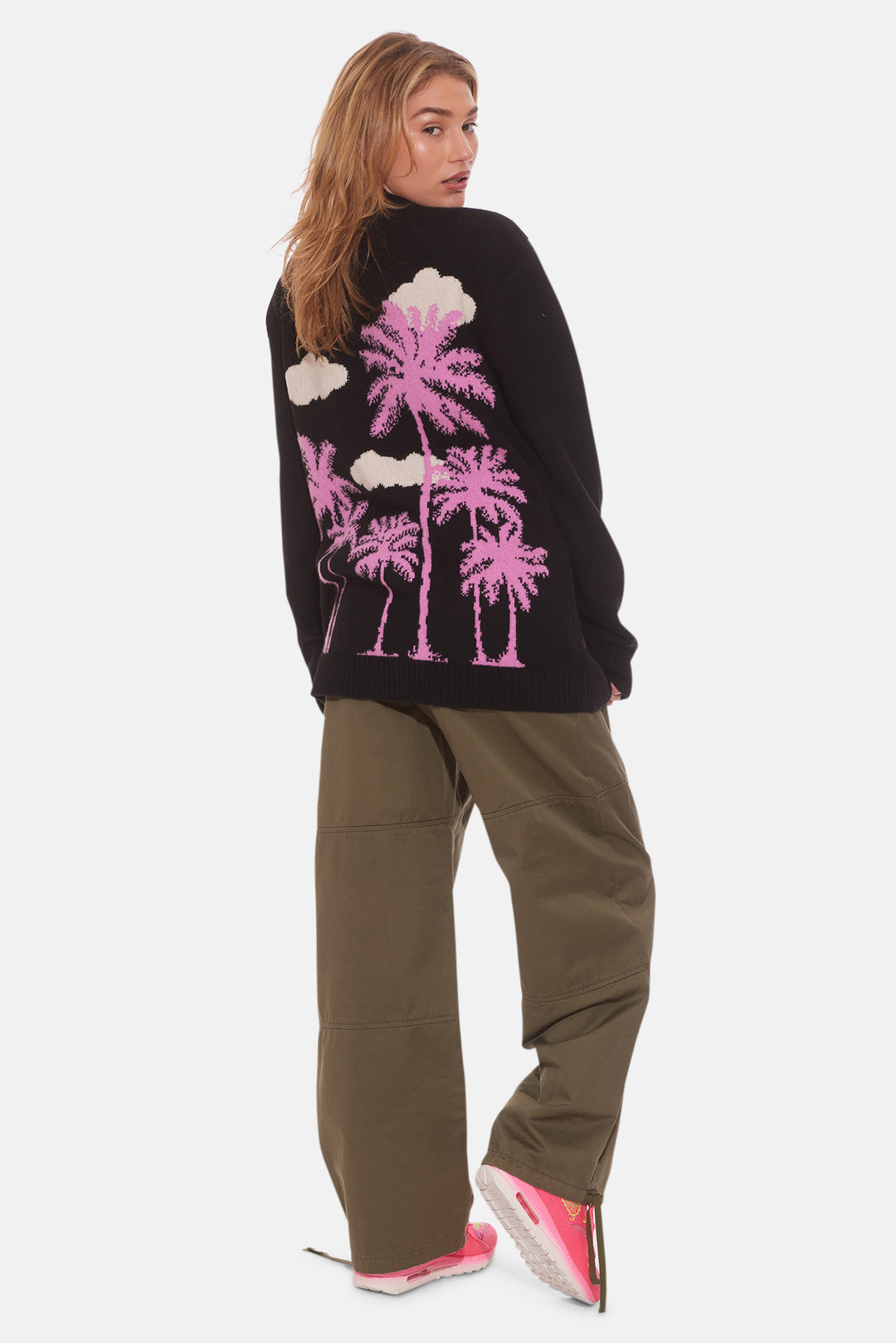 Women's Flamingo Cardigan Black