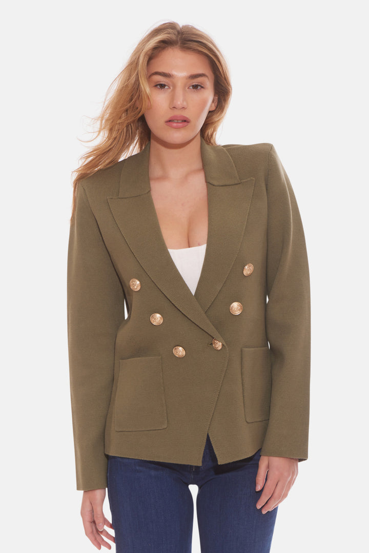 Kenzie Blazer Clover/Gold